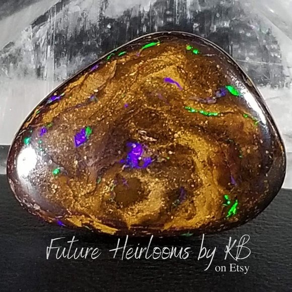 Australian Koroit Opal * 18.77 x 13.89 x 4.31mm * sparkly boulder opal * SKO43S1 - Picture 1 of 12